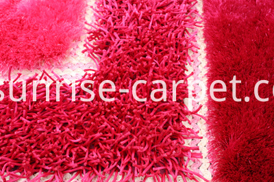 Viscose et soie Shaggy avec Loop Design Viscose & Silk Shaggy with Loop Design